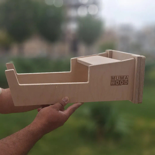 استند نگهدارنده چوبی دوچرخه