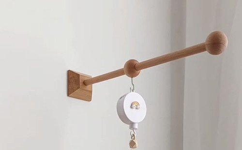 پایه اتصال دیواری مدل توپی ،چوب راش