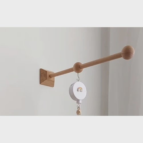 پایه اتصال دیواری مدل توپی ،چوب راش