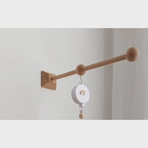 پایه اتصال دیواری مدل توپی ،چوب راش